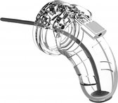 Model 15 - Chastity - 3.5" - Cock Cage - Transparent - Chastity Device