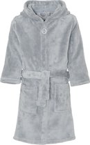 Playshoes - Fleece badjas met capuchon - Grijs - maat 170-176cm