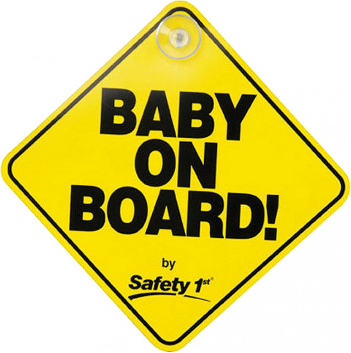 Safety 1st baby store on board sign