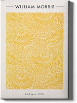 Walljar - William Morris - Larkspur II - Muurdecoratie - Canvas schilderij