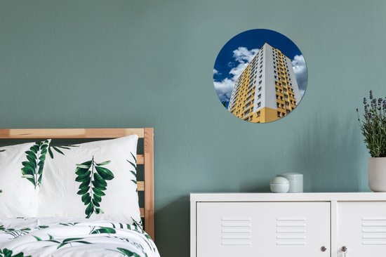 Un plat vu de dessous en Stockport Wall cercle aluminium ⌀ 30 cm - impression photo sur cercle mural / cercle vivant / cercle jardin (décoration murale)