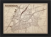 Decoratief Beeld - Houten Van Roosendaal - Hout - Bekroned - Bruin - 21 X 30 Cm