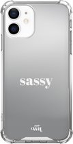 xoxo Wildhearts case voor iPhone 12 - Sassy White - xoxo Wildhearts Mirror Cases