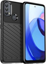 Cazy Motorola Moto E20 / E40 hoesje - TPU Grip Case - zwart
