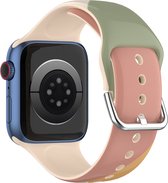 YONO Special Siliconen Bandje geschikt voor Apple Watch 41 mm - 40 - 38 - Roze
