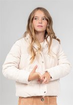 DEELUXE Korte corduroy puffer coatRENATA Vanille