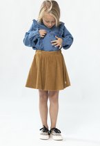 Sissy-Boy - Blauwe denim blouse met ruffles