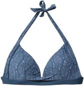 PROTEST Calis halter zwemtop - dames - blauw