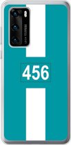 Huawei P40 Hoesje Transparant TPU Case - Octopus Spel Player #ffffff