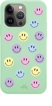 iPhone 13 Pro Case - Smiley Colors Green - iPhone Plain Case