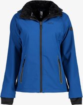 Kjelvik dames outdoor softshell jas - Blauw - Maat M - Winddicht - Ademend materiaal