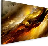 Schilderij - Abstract, Stormachtig, Premium Print