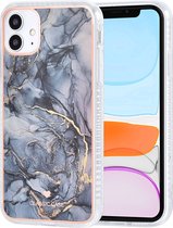 UNIQ Classic Case iPhone 11 TPU Backcover hoesje - Marble Grey