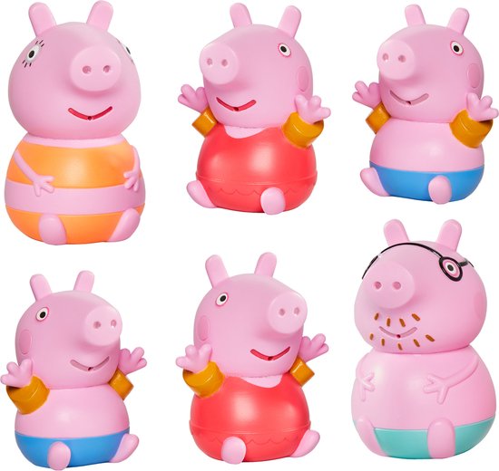 TOMY Peppa Pig Waterspuiters (3 stuks) - Badspeelgoed