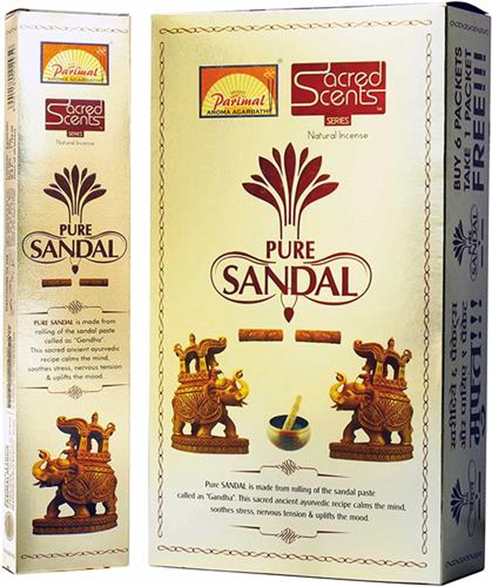 Parimal Pure Sandal Wierook 24 gram - 6 Pakjes per Doos