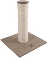 M PETS CatElite - SHARON II Kattenkrabpaal - 40 x 40 x 48 cm - MDF houten platform met sisalpaal