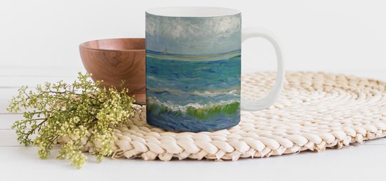 Mug - Paysage marin aux Saintes-Maries-de-la- Mer - Vincent van Gogh - 350 ML - Tasse