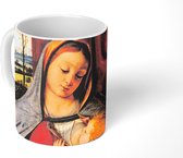 Mok - Madonna and child - Leonardo da Vinci - 350 ML - Beker