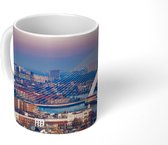 Mok - Rotterdam - Skyline - Zonsondergang - 350 ML - Beker