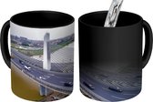 Magische Mok - Foto op Warmte Mok - De brug bij Foshan in het Aziatische China - 350 ML