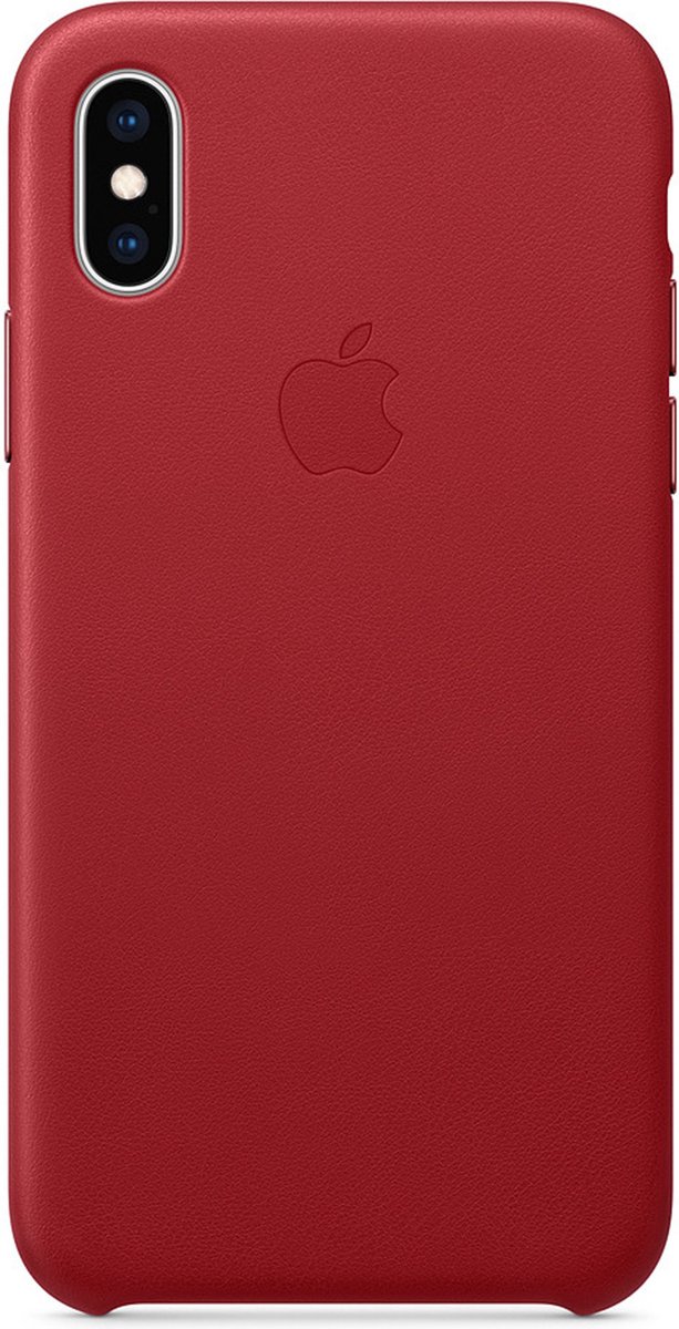 Apple - Leren Hoesje - iPhone Xs Max - Rood