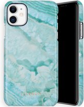 Selencia Maya Fashion Backcover iPhone 11 hoesje - Agate Turquoise
