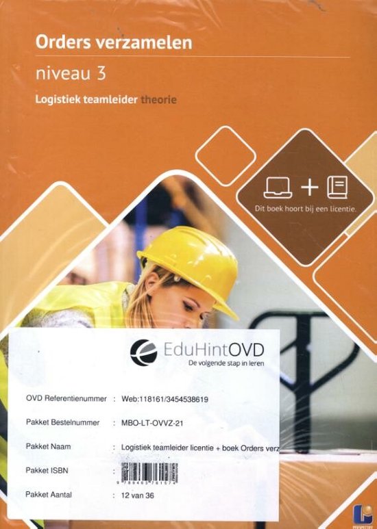 Orders verzamelen niveau 3 logistiek teamleider Theorieboek
