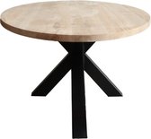 Old Inn - Eetkamertafel Ovaal Almond Eikenhout met Spinpoot 280cm x 120cm