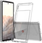 Mobigear Doorzichtig Hoesje geschikt voor Google Pixel 6 Telefoonhoesje Hardcase | Mobigear Crystal Backcover | Doorzichtig Telefoonhoesje Pixel 6 | Pixel 6 Case | Back Cover - Transparant