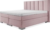 Luxe Boxspring 200x210 Compleet Oude Roze Suite 6 balken