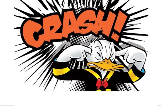 Pyramid Poster - Donald Duck Crash - 60 X 80 Cm - Multicolor
