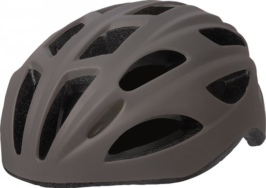 Polisport Stijlvolle fietshelm met ledlicht en matte afwerking - L - Charcoal grijs