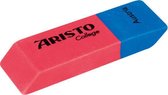 gum Geo College junior rubber rood/blauw