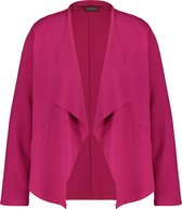 SAMOON Open jersey blazer met EcoVero-viscose