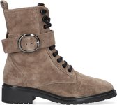 Unisa Edecan Veterboots - Laarzen Met Veters - Dames - Taupe - Maat 37