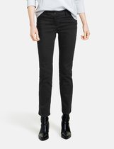 GERRY WEBER Dames 5-pocket-jeans Best4me lange maat Black Black Denim-38L