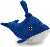 badspeelgoed walvis junior 18 x 21 cm viscose blauw