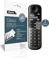 dipos I 2x Pantserfolie helder compatibel met Philips XL495 Beschermfolie 9H screen-protector