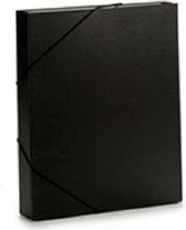 elastomap A4 23,5 x 32 cm karton zwart