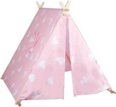 speeltent Tipi 116 x 110 x 100 cm meisjes roze