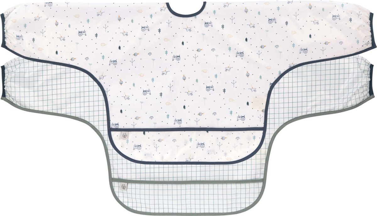 Goedkoopste Lässig slabbetje lange mouw 2 stuks Garden Explorer boys 6 tot 24 maanden