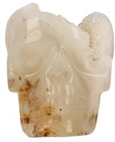 Agaat schedel gekristalliseerd nr.2