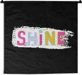 Tapisserie murale - Toile murale - Été - Citation - Wit - 60x60 cm - Tapisserie