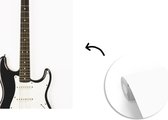 Behang - Fotobehang Het middenstuk van een elektrische gitaar - Breedte 150 cm x hoogte 220 cm