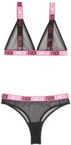 F*CK Cancer 2-Delige BH-set - Sexy Lingerie & Kleding - Lingerie Dames