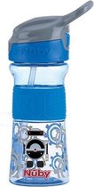 beker Flip-It zachte tuit 360 ml blauw/grijs