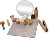 houten kappersset 9-delig
