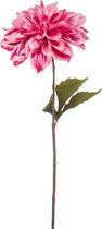 Kunstbloem Dahlia 55 cm roze