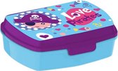 lunchbox Love Pirates junior aluminium blauw