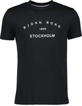 Björn Borg T-shirt - Slim Fit - Zwart - M